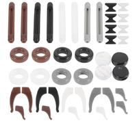 Kisangel Soportes para Gafas Antideslizantes de Silicona Flexible, Juego de 9 Piezas Ganchos para Orejas y Protectores Nasales, Adecuado para Deportes al Aire Libre y Uso Diario