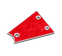 Kisangel Suministros De Guitarra Braguero Cubierta De Barra De Truss Guitarra Acústica Agujero Bajo Reemplazos De Tensores Cubierta De Barra De Armadura De Guitarra Metal Rojo