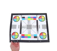Kisangel Tabla de Prueba de Cámara Cctv 40X30 CM Adhesiva Tarjeta de Calibración y Ajuste de Enfoque para Lentes de Vigilancia Herramienta Profesional para Monitoreo de Seguridad
