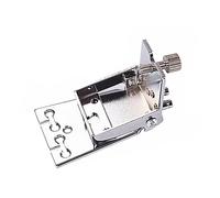 Kisangel Tablero De Banjora De Metal Para Cuerdas Placa De Tiro Para Banjo Accesorios De Trémolo Cordal Vibrato Puente Vibrato Para Músicos