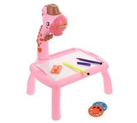 Kisangel Tablero de Proyección de Dibujo para Juguete Educativo Rosa Proyector de Pintura Adorable para Fomentar Creatividad y Habilidades para Aprendizaje Casa y Interactivos