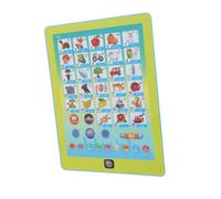 Kisangel Tablet Árabe para Aprendizaje con Sonoros Portátil y Ligera para Educación Infantil y Desarrollo del Lenguaje Islámico