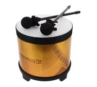 Kisangel Tambor Pequeño para Instrumento Orff para Educación Musical Temprana Juguete de Percusión con Tambor para Aprendizaje Preescolar Regalo Cumpleaños Infantil