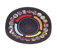 Kisangel Tapete de Altar para de Tarot Accesorios de Tarot Almohadilla de Goma Decoración de Mesa Juego de Adivinación para Hogar Tapete Decorativo