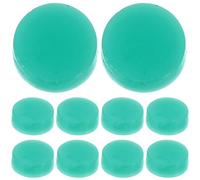 Kisangel Tapones para Llaves de Flauta de Orificios Abiertos 20 Unidades Verdes Almohadillas de Silicona para Uso en Conciertos y Prácticas