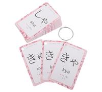 Kisangel Tarjetas Didácticas Japonesas Portátiles para Aprendizaje Acelerado de Hiragana y Katakana Cartas Resistentes para Pronunciación y Estudio del Alfabeto Japonés