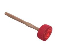 Kisangel Tazón de sonido de que golpea el palo cantando Vibración cicatrización Yoga palo de tazón de sonido de palillo del cuenco de caña de cantar Madera rojo