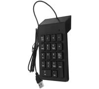 Kisangel Teclado Mecánico USB con Cable Teclas Ergonómicas para PC Portátil y Escritorio Accesorio Resistente y Fácil de Instalar para Finanzas y Contabilidad