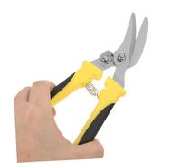 Kisangel Tijeras para Chapa de Acero Inoxidable Cortador de Metal Resistente Tijeras Industriales con Mango Antideslizante Bicolor y Seguro de Cierre Ahorro de Esfuerzo para Uso