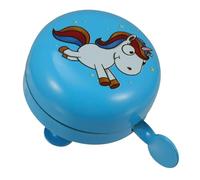 Kisangel Timbre Bicicleta Infantil Unicornio Azul Campana Metálica Resistente para Manillar Accesorio Divertido para Scooters