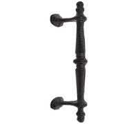 Kisangel Tirador de Puerta de Hierro Fundido Sólido Estilo Rústico Europeo Manija Grande para Puerta Exterior de Jardín Tirador Vintage Ergonómico para Armarios y Cajones