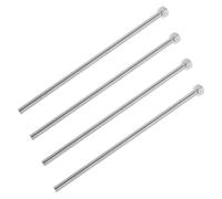 Kisangel Tornillos de Acero Inoxidable M6 X 150 Mm para Elevador de Manillar de Bicicleta de Montaña, 4 Piezas, Pernos de Repuesto para Ajuste de Extensión y Altura, Compatibles