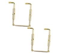 Kisangel Tornillos de Mentonera para Violín 2 Piezas Metal Dorado 4/4 y 3/4 Accesorio Práctico para Reposo de Barbilla Instrumento Musical