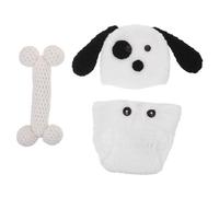 Kisangel Trajes de Fotos de Conjunto de Punto para Recién Nacido Disfraz de Animal Tejidos Crochet para Sesión de Fotos de Niña Recién Nacida Ropa para Primera Puesta Bebe Meses