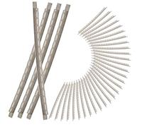 Kisangel Trastes De Guitarra De Cobre Blanco 2,2 Mm Kit De 40 Trastes Duraderos Para Guitarra Acústica y Eléctrica Suministro Resistente Corrosión Para Reparación y Construcción