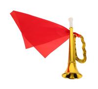 Kisangel Trompetas Trompeta para Trompeta De Juguete Instrumentos Plasticos Sopladores De Fiesta Matracas Mini Instrumentos Trompeta Musical para Pequeños El Plastico Golden