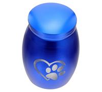 Kisangel Urna para Mascotas De Acero Inoxidable Urna para Cenizas De Perro y De Mascota