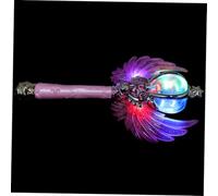 Kisangel Varita Mágica Luminoso para Niñas con y Luces Varita De Princesa con para Fiestas De Cumpleaños y Cosplay Juguete para Imaginativos