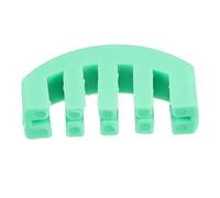 Kisangel violín mudo silencioso para violín mute de violín ajuste fácil violín mute portátil violín silenciador violín accesorios de violín partes de violín Silenciar caucho Green