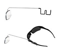 Kisbeibi Casco de bicicleta a prueba de golpes espejo universal bicicleta Accesorios para bicicleta de carretera de montaña (tamaño: aproximadamente 17 x 6 x 3 cm)