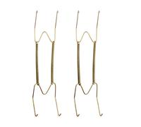 Kisbeibi Colgador de Platos, 8-16 Pulgadas, Soporte de Exhibición, Ganchos de Pared Invisibles para Decorativos, Antiguos y Arte (14 Pulgadas, 2 Piezas)