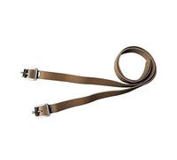 Kisbeibi Correa de espuela, 2 correas de piel sintética para equitación con hebilla ajustable, accesorios deportivos de equitación (marrón)