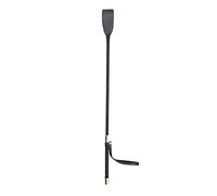 Kisbeibi Látigo de caballo, Cultivo de equitación ligero con mango de piel sintética y suministros de pestañas (tamaño: 54 cm)