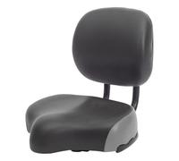kiskick Asiento de bicicleta con respaldo ajustable en altura, sillín de bicicleta impermeable, cojín acolchado de látex, asiento de bicicleta, triciclo de montaña, carretera, soporte de espalda,