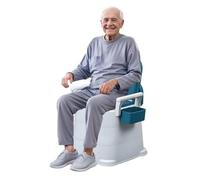 kiskick Baño de noche, inodoro de noche, silla de tocador, soporte de 330 libras, silla de baño para adultos con reposabrazos desmontable, adecuada para personas con discapacidad, ancianos y otros 1