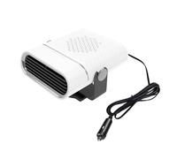 kiskick Calentador automático giratorio de 360 grados para coche, seguro que aquí hay un título del producto para listar ventilador de refrigeración portátil de 12 V de calentamiento rápido, ajuste