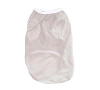 kiskick Chaleco de malla para mascotas pequeñas, chaleco de malla transpirable para perro, color sólido, cómodo, camisa suave de verano para mascotas, suministros para mascotas, gris, XL