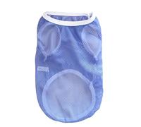 kiskick Chaleco de malla para mascotas pequeñas, chaleco de malla transpirable para perro, color sólido, cómodo, camisa suave de verano para mascotas, suministros para mascotas, morado, L