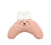 kiskick Cojín para mascotas pequeñas, cojín suave y cómodo para mascotas, cojín para perros, gatos, orejas de conejo, diseño en forma de media luna, extraíble, portátil, suministros para mascotas,