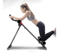 kiskick Entrenadores abdominales, equipo de entrenamiento de abdominales con pantalla LCD, equipo de ejercicio de entrenamiento de fuerza para dar forma al cuerpo, máquina de entrenamiento abdominal