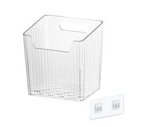 kiskick Estante de almacenamiento para puerta de armario, caja versátil para cocina, baño, organizador autoadhesivo montado en la pared con carga de 7 kg pequeño