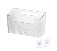 kiskick Estante de almacenamiento para puerta de armario, caja versátil para organización de cocina, baño, organizador autoadhesivo montado en la pared con carga media de 7 kg
