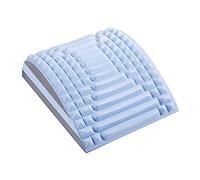 kiskick Estirador de cuello y espalda, corrector de postura 2023 para disco de ciática, alivio del dolor de espalda baja, tabla de columna vertebral ajustable de varios niveles, azul