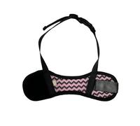 kiskick Exquisita mano de obra bozal para perro, grado de apriete, bozal para perro, ajustable, colorido, transpirable, cómodo, protector bucal para mascotas, rosa, XL