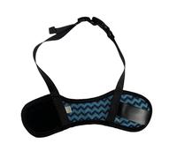 kiskick Exquisita mano de obra bozal para perro, grado de apriete, bozal para perro, ajustable, colorido, transpirable, cómodo, protector bucal para mascotas, azul, XL