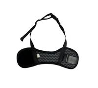 kiskick Exquisita mano de obra bozal para perro, grado de apriete, bozal para perro, ajustable, colorido, transpirable, cómodo, protector bucal para mascotas, gris, XL