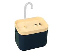 kiskick Fuente de Agua para Gatos, Fuente de Agua para Gatos de 1,5 l con Sensor de Movimiento Fuente de Agua automática para Mascotas Puerto USB Ventosa Fija Parada de Inicio automática para Gatos