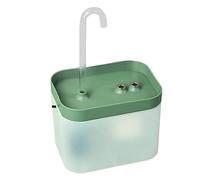 kiskick Fuente de Agua para Gatos, Fuente de Agua para Gatos de 1,5 l con Sensor de Movimiento Fuente de Agua automática para Mascotas Puerto USB Ventosa Fija Parada de Inicio automática para Gatos
