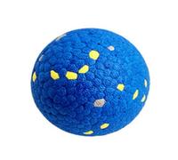 kiskick Juguetes masticables agresivos para perros, pelotas de juego resistentes, pelota de tenis interactiva, indestructible, para masticadores, agua duradera, diversión al aire libre, azul, 7,6 cm