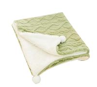 kiskick Manta para Mascotas de Primera Calidad, ultrasuave, Gruesa, cálida, acogedora, Suave, Duradera, cómoda para Perros, Gatos, Suministros versátiles para Dormir Verde L