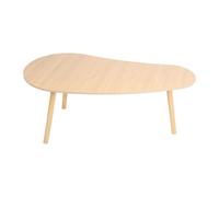 kiskick Mesa auxiliar pequeña para espacios pequeños, mesa baja, centro de sala de estar, mesas de centro minimalistas con forma de mango, escritorio de piso para sentarse en el suelo, mesas de té con
