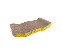 kiskick Molinillo de garra de gato duradero para el cuidado de mascotas, tablero de rascado de estructura de panal de abeja, protección de muebles de cartón corrugado, doble cara B