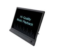 kiskick Monitor de computadora de 15.6 Pulgadas, 1080P FHD IPS Pantalla de expansión para computadora portátil Soporte Ajustable Pantalla de expansión de Entretenimiento de Trabajo Escolar portát
