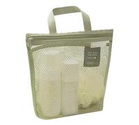 kiskick Organizador de Ducha de Malla, Bolsa de Aseo de Malla, Bolsa de Ducha de Malla, con asa portátil, Cremallera, Secado rápido, Resistente, Gran Capacidad, Organizador de Maquillaje para Viajes,
