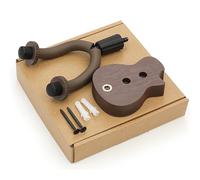 kiskick Organizador de guitarra, soporte de gancho para colgar en la pared para instrumentos musicales, colgador de pared para guitarra Marron oscuro D