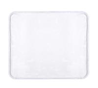 kiskick Paquete de aceite de ricino absorbente reutilizable para acondicionar el sueño, capa interior de terciopelo suave, lavable, asistente de cuidado esencial, ayuda natural, blanco, A